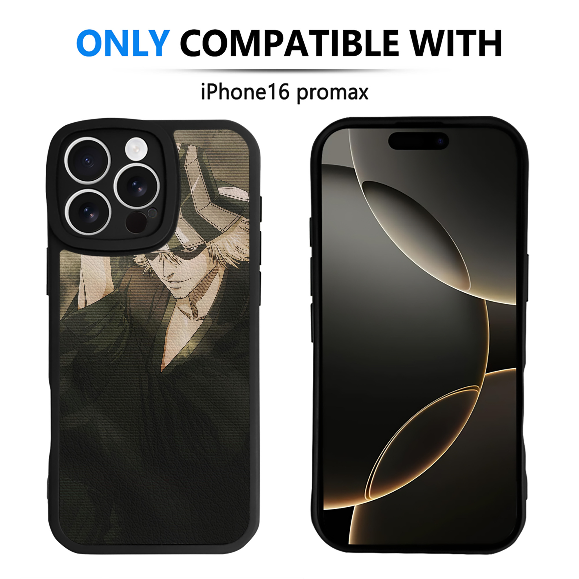 （画像用） ブリーチ BLEACH 【iPhone 16シリーズ対応】シリコンスマホケース（レザー調） 材質：シリコン